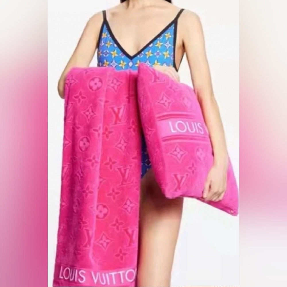 New Louis Vuitton towel pink - Picture 10 of 11